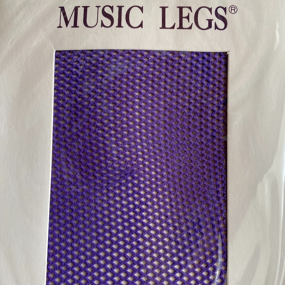 *NEW* Music Legs spandex fishnet panty hose